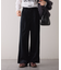 きれいめ細コーデュロイワイドタックパンツ
