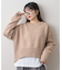 【＆モール限定特価】バックスリットメランジカラーニット