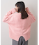 【＆モール限定特価】バックスリットメランジカラーニット