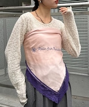 【HELLO.SANFRANCISCO】刺繍レーススカーフ