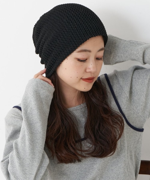 litmus ビーニー プチプラ】ルーズシルエットメッシュビーニー｜チャオパニックティピー