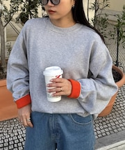 【洗えるニット】ユニセックスビックシルエットロンTeeライクニット