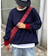 【洗えるニット】ユニセックスビックシルエットロンTeeライクニット