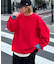 【洗えるニット】ユニセックスビックシルエットロンTeeライクニット