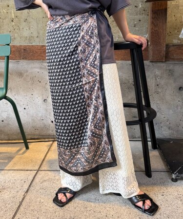 【新色追加】【lil】アソートデザインスカーフ