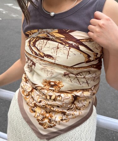 【新色追加】【lil】アソートデザインスカーフ