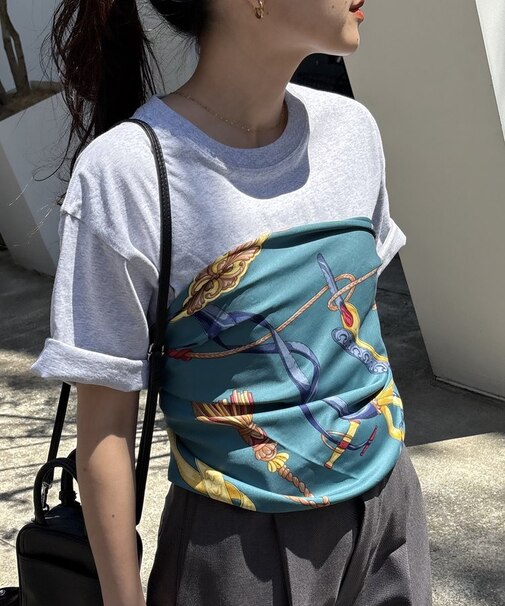 【新色追加】【lil】アソートデザインスカーフ