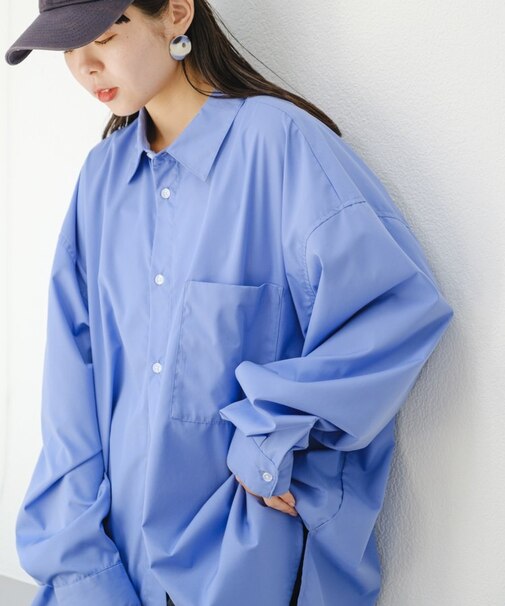 ルーズシルエットレギュラーカラーアソートシャツ