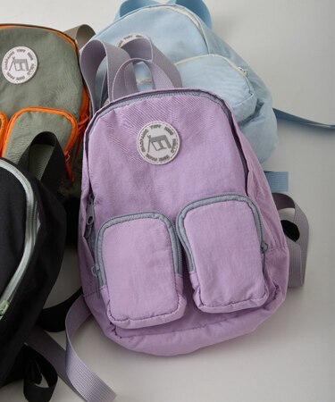 【2025年S/S新作】【KIDS】【minepack】ポケット付きミニリュック