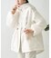 シアーモッズボリュームスリーブミドルコート