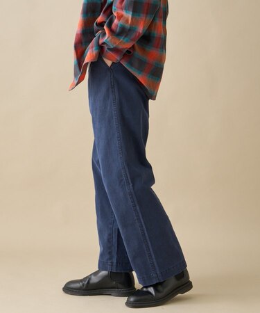 -Re LABEL- ガーメントダイチノパンツ