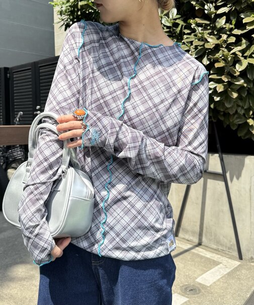 【HELLO.SANFRANCISCO】チェックチュールトップス