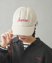 【GEVACO】チェーン刺繍ロゴキャップ
