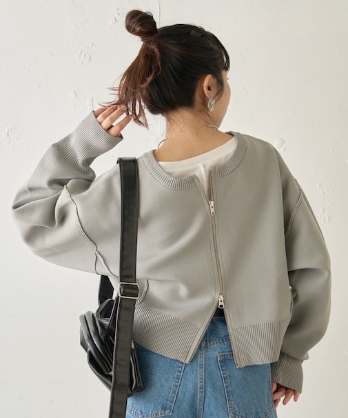 スポンディッシュ2wayZIPカーデ