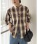 【しわになりにくい】ボリュームスリーブバンドカラーシャツ
