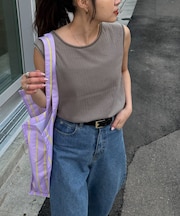 【販売枚数13万枚突破!!】＜抗菌防臭＞2WAY配色タンクトップ
