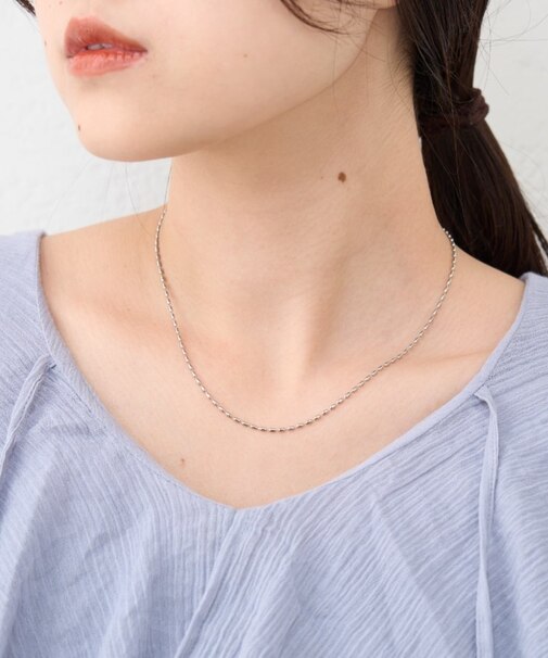 【2025年S/S新作】lilステンレススライスチェーンネックレス