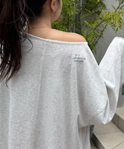 シアースラブワンポイント刺繍オーバーTee