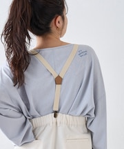 シアースラブワンポイント刺繍オーバーTee