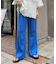 【マイナス3キロ見え/低身長・高身長対応サイズ展開】すっきりシルエットリブパンツ