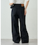 【UNISEX】タックデザインワイドデニム