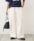 【UNISEX】タックデザインワイドデニム