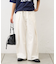 【UNISEX】タックデザインワイドデニム