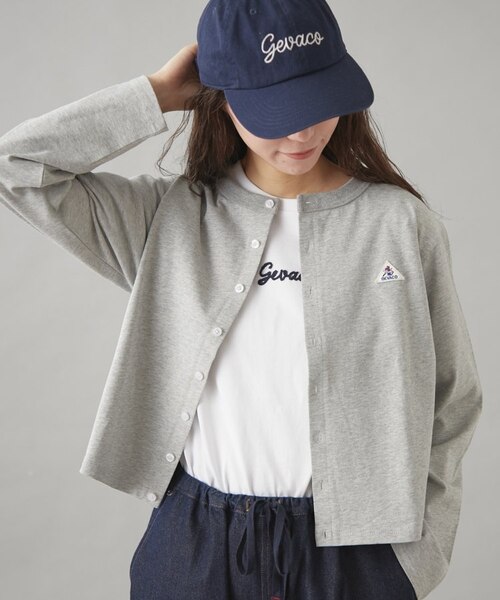 GEVACO クルーネックショートカーディガン GEVACO】クルーネックショートカーディガン｜チャオパニック