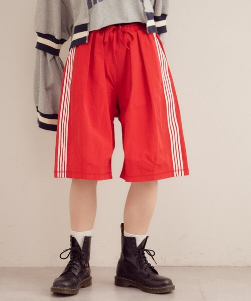 エシンタ ハーフパンツ etsinta／エシンタ】リメイクジャージーハーフパンツ｜チャオパニック