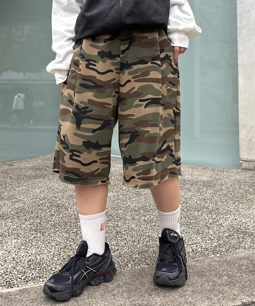 【UNISEX】アソート柄スウェットハーフパンツ