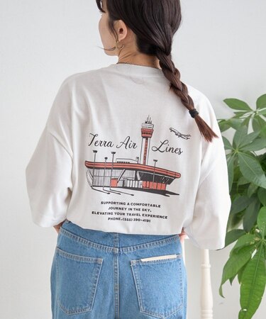 【ユニセックス】ビックシルエットアソートグラフィックプリントTee