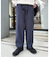 コットンリネンストレッチベイカーテーパードパンツ