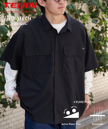 【MOL】ユニセックスドライバーズワイドシャツ