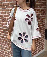 【HELLO.SANFRANCISCO】フラワーカットビッグTEE