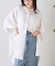 【夏の体型カバー】リネンレーヨンドルマンシャツ