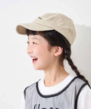 【KIDS】ピグメントロゴ刺繍CAP
