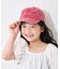 【KIDS】ピグメントロゴ刺繍CAP