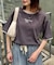 シアースラブロゴ刺繍リンガーTee