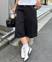 【UNISEX】ハーフスタッズカーゴパンツ