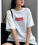 【Franklin Climbing】ユニセックスレッドロゴプリントTEE