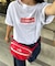 【Franklin Climbing】ユニセックスレッドロゴプリントTEE