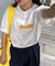 【Franklin Climbing】ユニセックスイエローロゴプリントTEE