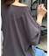 シアースラブワンポイント刺繍オーバー半袖Tee