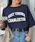 USAコットン切替プリントTee
