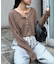 2WAYシアーヘンリーネックTEE