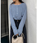 2WAYシアーヘンリーネックTEE