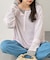 【一枚でもレイヤードしても◎】2WAYシアーヘンリーネックTEE