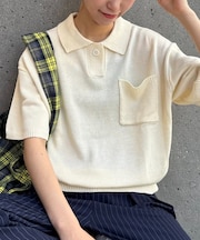【UNISEX】サマーニットポロシャツ