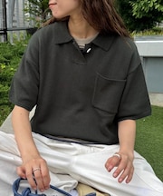 【UNISEX】サマーニットポロシャツ
