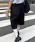 【UNISEX】バックチェックポケットハーフパンツ